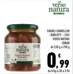 Conad Superstore Fagioli cannellini - borlotti - ceci offerta