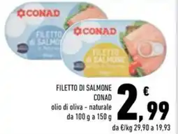Conad Superstore Filetto di salmone conad offerta