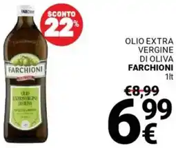 Supermercati Gulliver Olio extra vergine di oliva FARCHIONI offerta