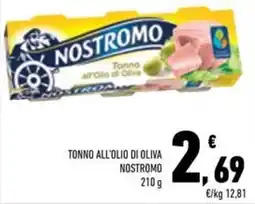 Conad Superstore Tonno all'olio di oliva nostromo offerta