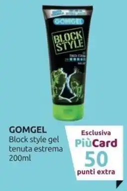 Ipersoap GOMGEL Block style gel PiùCard tenuta estrema offerta