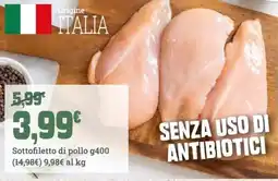 Banco Fresco Sottofiletto di pollo offerta