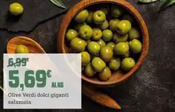 Banco Fresco Olive Verdi dolci giganti salamoia offerta