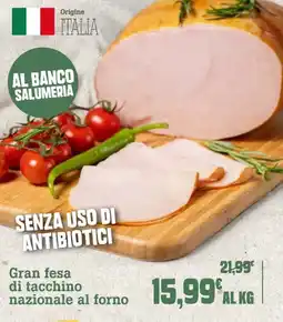Banco Fresco Gran fesa di tacchino nazionale al forno offerta