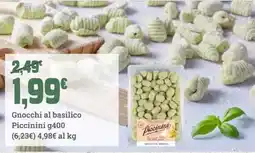 Banco Fresco Gnocchi al basilico Piccinini offerta
