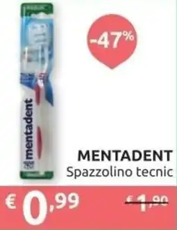 Ipersoap MENTADENT Spazzolino tecnic offerta