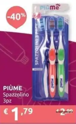 Ipersoap PIÙME Spazzolino offerta