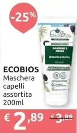 Ipersoap ECOBIOS Maschera capelli offerta