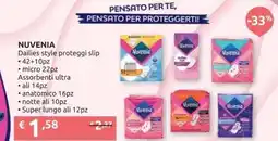 Ipersoap NUVENIA Dailies style proteggi slip offerta