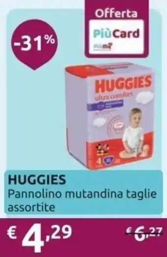 Ipersoap HUGGIES Pannolino mutandina offerta