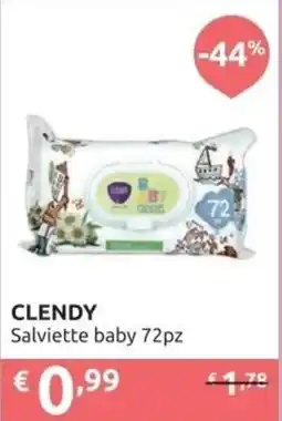 Ipersoap CLENDY Salviette baby offerta