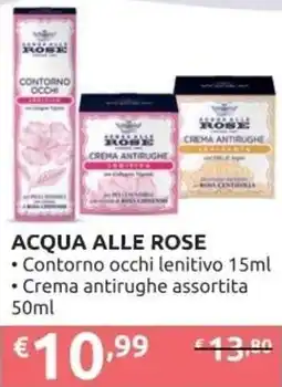 Ipersoap ACQUA ALLE ROSE Contorno occhi lenitivo Crema antirughe offerta