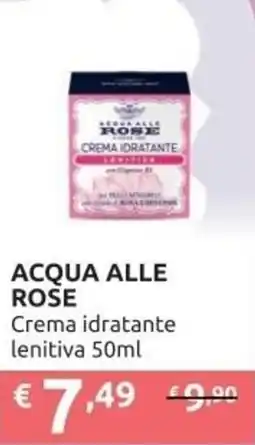 Ipersoap ACQUA ALLE ROSE Crema idratante lenitiva offerta
