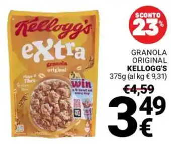 Supermercati Gulliver Granola original KELLOGG'S offerta