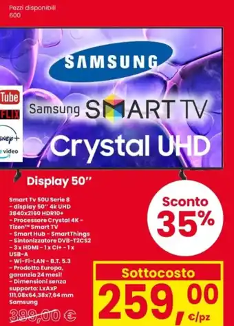 SAMSUNG Smart Tv 500 Serie 8