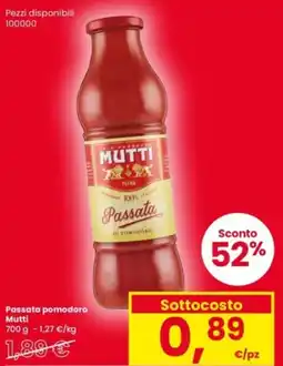 Interspar Passata pomodoro Mutti offerta
