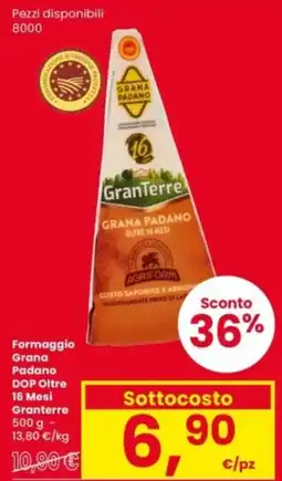 Interspar Formaggio Grana Padano DOP Oltre 16 Mesi Granterre offerta