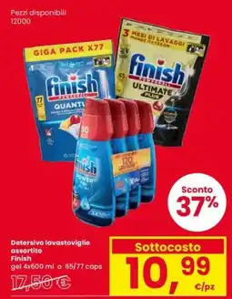 Interspar Detersivo lavastoviglie Finish offerta