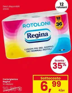 Interspar Carta igienica Regina offerta