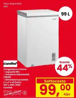Interspar comfee Congelatore a Pozzo offerta