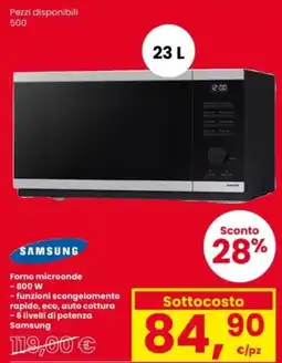 Interspar SAMSUNG Forno microonde offerta