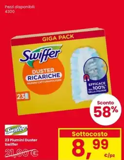 Interspar 23 Piumini Duster Swiffer offerta
