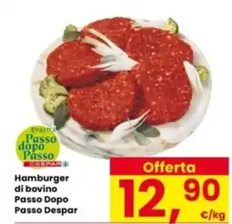 Interspar Hamburger di bovino Passo Dopo Passo Despar offerta