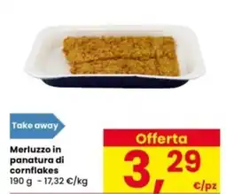 Interspar Merluzzo in panatura di cornflakes offerta