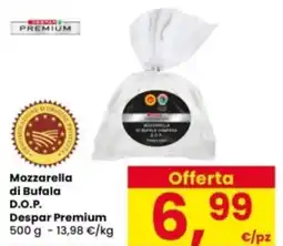Interspar Mozzarella di Bufala D.O.P. Despar Premium offerta