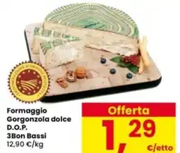 Interspar Formaggio Gorgonzola dolce D.O.P. 3Bon Bassi offerta