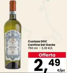 Interspar Custoza DOC Cantina Del Garda offerta