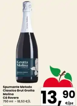 Interspar Spumante Metodo Classico Brut Grotta Molina Cà Rovere offerta