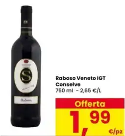 Interspar Raboso Veneto IGT Conselve offerta