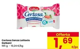 Interspar Certosa Senza Lattosio Galbani offerta
