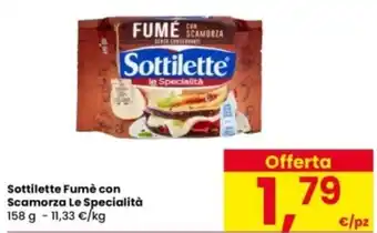 Interspar Sottilette Fumé con Scamorza Le Specialità offerta