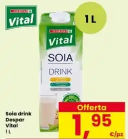Interspar Soia drink Despar Vital offerta