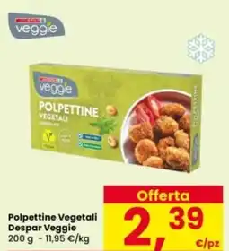 Interspar Polpettine Vegetali Despar Veggie offerta