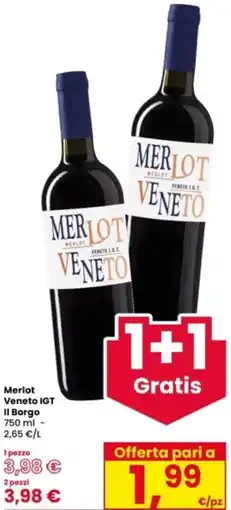 Interspar Merlot Veneto IGT Il Borgo offerta