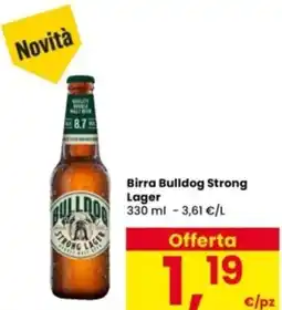Interspar Birra Bulldog Strong Lager offerta