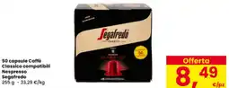 Interspar 50 capsule Caffè Classico compatibili Nespresso Segafredo offerta