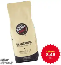 Interspar Caffè in grani Granaroma Caffè Vergnano 1882 offerta