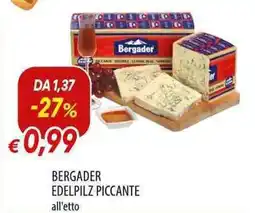 Galassia Bergader edelpilz piccante offerta