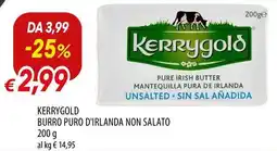 Galassia Kerrygold burro puro d'irlanda non salato offerta