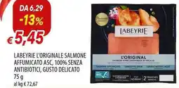 Galassia Labeyrie l'originale salmone affumicato asc, 100% senza antibiotici, gusto delicato offerta