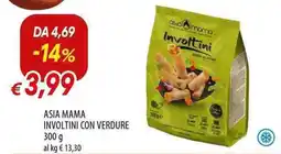 Galassia Asia mama involtini con verdure offerta