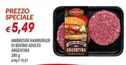 Galassia Ambrosini hamburger di bovino adulto argentina offerta