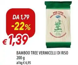 Galassia Bamboo tree vermicelli di riso offerta
