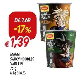 Galassia Maggi saucy noodles offerta