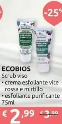 Ipersoap ECOBIOS Scrub viso offerta