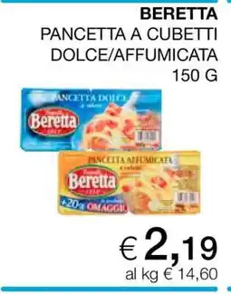 Coop Beretta Pancetta a Cubetti Dolce/Affumicata offerta